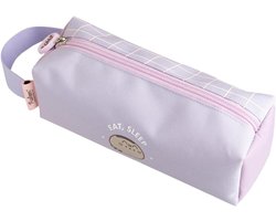 Grupo Erik Pusheen Cat 1-compartiment etui - School etui - Etui voor meisjes en jongens - Officiële Pusheen Merch Kawaii Accessoires