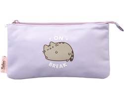 Grupo Erik Pusheen Cat 3-compartimenten etui - School etui - Etui voor meisjes en jongens - Officiële Pusheen Merch Kawaii Accessoires