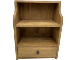 Gruttersbak kastje robuust geleefd hout met la bruin 30 x 40 x 16 cm | 045098 | Home Sweet Home | Landelijke Woonstijl