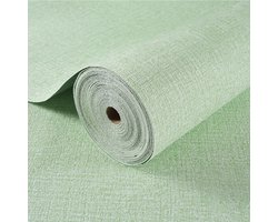 Gsedaox-Behang-Zelfklevend Behang-Muurdecoratie-Waterbestendig en Hittebestendig-50 cm x 3 m-Isolerend Behang-Groen