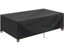 Gsedaox-Beschermhoes Tuinmeubel-200*100*75cm-210D Oxford-doek-Tuinset-Hoes Tuinmeubelen-Waterdicht-Zwart
