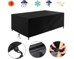 Gsedaox-Beschermhoes Tuinmeubel -Hoes Tuinmeubelen-Waterdicht Tuinbankhoes-210x110x70cm- 210D Oxford-Zwart