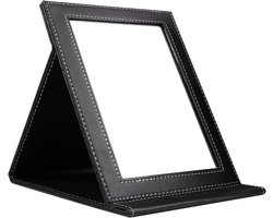 Gsedaox- Make-upspiegel - Inklapbare Staande Spiegel - Draagbare Opklapbare Cosmeticaspiegel- Zwart