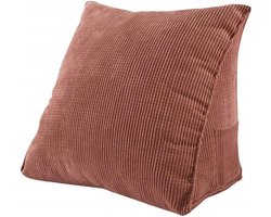 Gsedaox-Rugsteun-Ergonomisch Rugkussen-Lendekussen-Rugkussen Onderrug-Rugsteun Auto-Geschikt voor Bureaustoel, Auto, Bed, Bank-Bruin