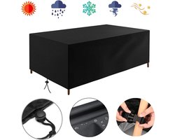 Gsedaox-Tuinmeubelhoes-Beschermhoes Tuinmeubel-150*90*80cm-Zwart Tuinset-Hoes Tuinmeubelen-Waterdicht