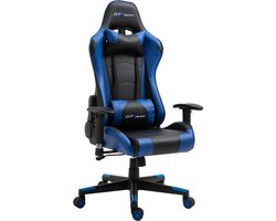 GTRacer Pro - Game Stoel - Gaming Stoel - Ergonomische Bureaustoel - Gamestoel - Verstelbaar - Gaming Chair - Zwart / Blauw