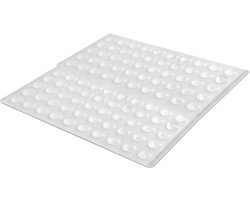 GTV - Siliconen Stootdop - 100 stuks - 8mm dia - 1,5mm dik - Schokdempers - Zelfklevend - Deurbuffer - Deurstopper - Ladekast - Closetbuffer - Glazen Tafel - Meubelonderzetter - Stootdoppen - Geluidsdempers - WC Buffer - Toilet - Transparant