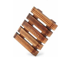 Guardenza houten zeepbakje - Zeepplankje - Zeepschaaltje - Zeephouder - Shampoo bar plateau