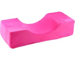 Guardian Beauty Wimpers Kussen | Zacht Flanel Wimperextensie Kussen | Ademend Neksteunkussen voor Salon, Make-up & Wimperapplicatie (Roze)