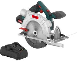 Güde Accu-cirkelzaag KS 20-201-24 – incl. accu en snellader – 20V - 4200 tpm – MET hardmetalen zaagblad