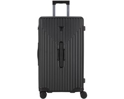 GUESS trolley Olbia Shell Trunk Black zwart 73cm
