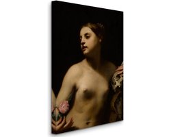 Guido Cagnacci - An Allegory of Vanity and Penitence - Een allegorie van ijdelheid en boetedoening (1655) - 3:2