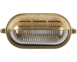 Gulf 2 scheepslamp - buitenlamp - brons - maritiem - ovaal