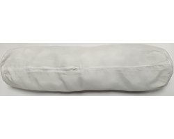 Guling Bantal Pollo Java Kapok Mini 300gr. Met bijvulrits Maat: 45xØ15-20cm.100% natuurlijk hypoallergeen original bantal/kussen Kpok™. Ergonomisch - Ortho Vital™ Rolkussen voor rug, nek, knieën of heupen. Voor Zij & Rugligging, goeling, bolster#