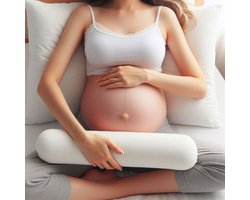 Guling Mini Medium 300gr, Prosoft™ Low Sweat Ademende Microvezel, ~45xØ15-20cm. Ergonomisch -Orthopedisch Rolkussen - Lichaamsondersteuning – Voor rug, nek, been, knieën of heupen. Voor een betere nachtrust. Ook voor senioren. Bolster, Bantal Pollo#