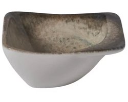 Gural - Crater Sauskommetje - 12 stuks - 8cm - Porselein