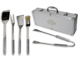 Gusta® Barbecue Gereedschapset - RVS - 6-delig - BBQ Grill Set