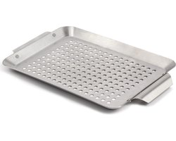 Gusta - Barbecue Grillmand - RVS - 32,5x18,5cm