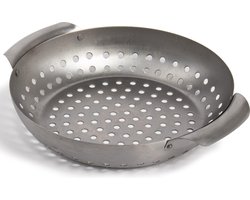 Gusta - Barbecue Grillmand - RVS - ø27,5x5cm