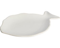 Gusta - Bord - Wit - Vis - Bordje - Serveerbord - Serveren - 21,5x15,2cm