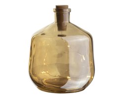 Gusta Decoratie fles LED 13x15,5cm