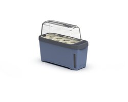 Gusta Garden - Harry Herbs - Slimme kruidenpot met bewateringssysteem met Deksel - Blauw - Kruidenbak - Kweekbak - Plantenbak