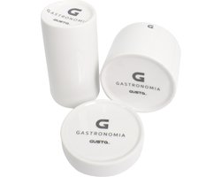 Gusta Gastronomia Tapasschaaltjes - Wit - 3-delig