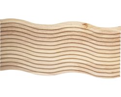 Gusta - Golvende Plank - Woonaccessoire - 39x18,5cm