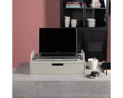 Gusta Laptoptafel - Hout - 41 x 30 x 14,5cm - Decoratie - Grijs