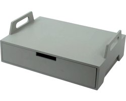 Gusta Laptoptafel - Hout - Grijs - 41 x 30 x 14,5cm