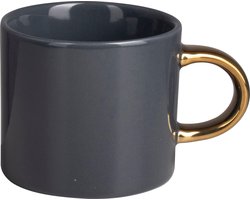 Gusta Mok Donker Blauw-Goud 230 ml