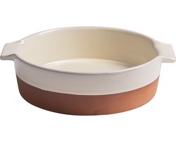 Gusta - Ovenschaal - Creme Oranje - 23,2x20,2x5,4cm