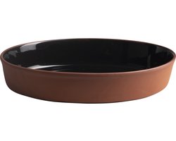 Gusta Ovenschaal - Zwart Bruin - 29,3x20x5,5cm