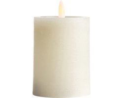 Gusta - Pilaarkaars Led - Offwhite - 7.5x10 cm