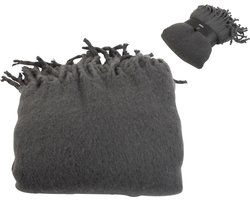 Gusta plaid grijs 130x170 cm