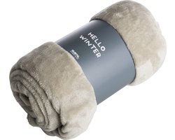 Gusta - Plaid - Lichtgroen - Fleece - 130x160cm