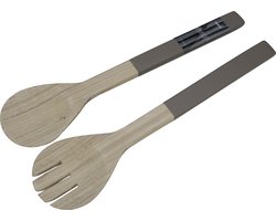 Gusta Saladecouvert 30cm Bamboe/Taupe