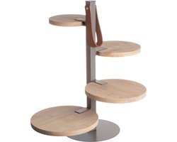 Gusta Serveertoren - Etagere - 4 laags - 16 x 36 cm