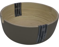 Gusta Slaschaaltje ø20x9cm Bamboe/Taupe