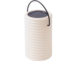 Gusta - Solar Lantaarn - Lampion - Wit - 13,5x11,9x24cm