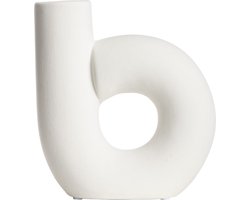 Gusta - Vaas - b Vorm - Offwhite - 14,4x5,2x15,4cm