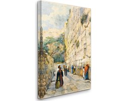 Gustav Bauernfeind - The Wailing Wall, Jerusalem - De Klaagmuur, Jeruzalem (1887) - 3:2