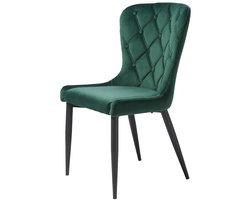 Gustav eetkamerstoel - velvet - groen