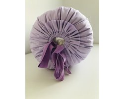 Gustiana® Losse Sloop/Hoes voor Rolkussen - Guling - Sluimerrol - L85 x B35 x ø20 cm - Lavendel