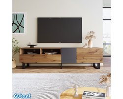 Gutent TV-meubel-Modern kleurblok-Houten TV-meubel-180cm
