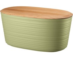 GUZZINI - Brooddoos Light Green 10L bambo broodplank boven