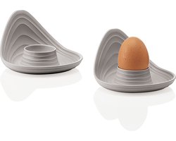 Guzzini - SET OF 2 EGG CUPS TAUPE