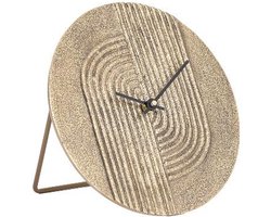 Gwenna klok Ø15 cm - antiek brons