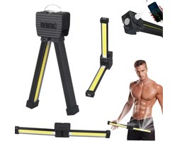 Gym Lamp voor Posing, Draagbare Magnetische LED Posing Lamp met Ophanghaak, Selfie met 180 graden Buigen, USB Oplaadbare Power Bank Camping Light, LED 7th Gear Dimming