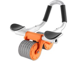 Gym Multifunctionele Automatische Rebound Abdominale Kan Worden Gebruikt Als Buikspier Training Apparatuur En Thuis Buikspieren, Roller Buik Buikspier Wielen Inclusief Knie mat Zwart Kleur Arm Been Oefening Inclusief Arm Steun Meter Scherm